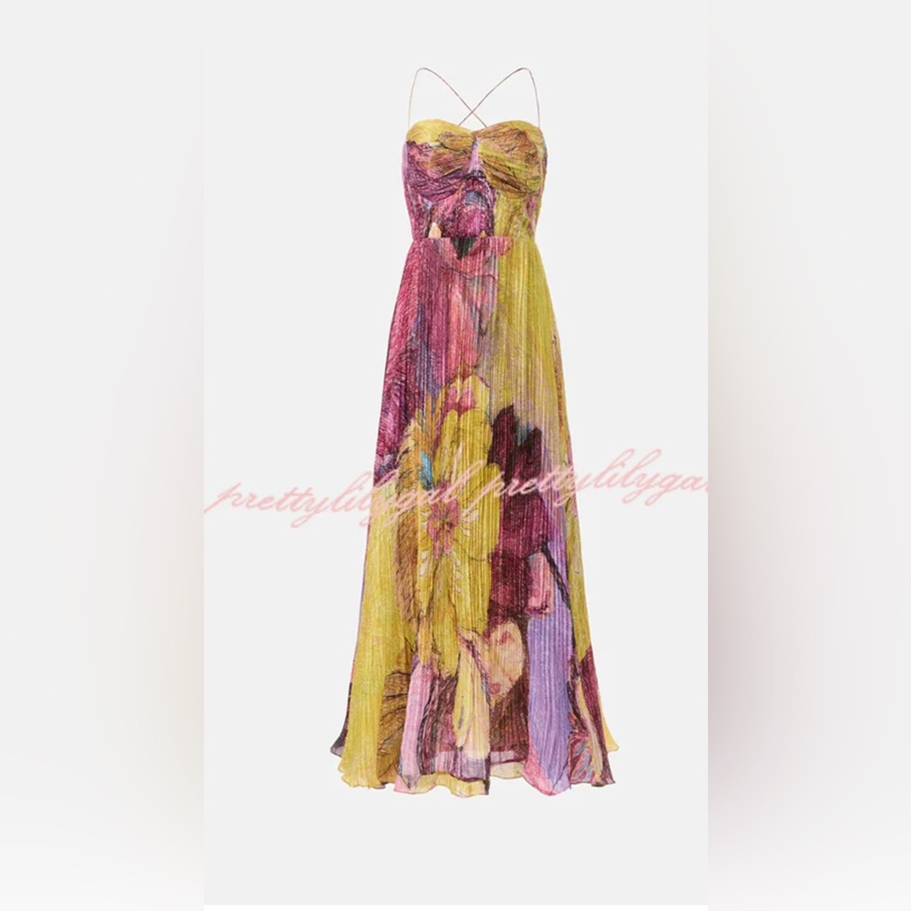 Elegant Multicolor Maxi Dress